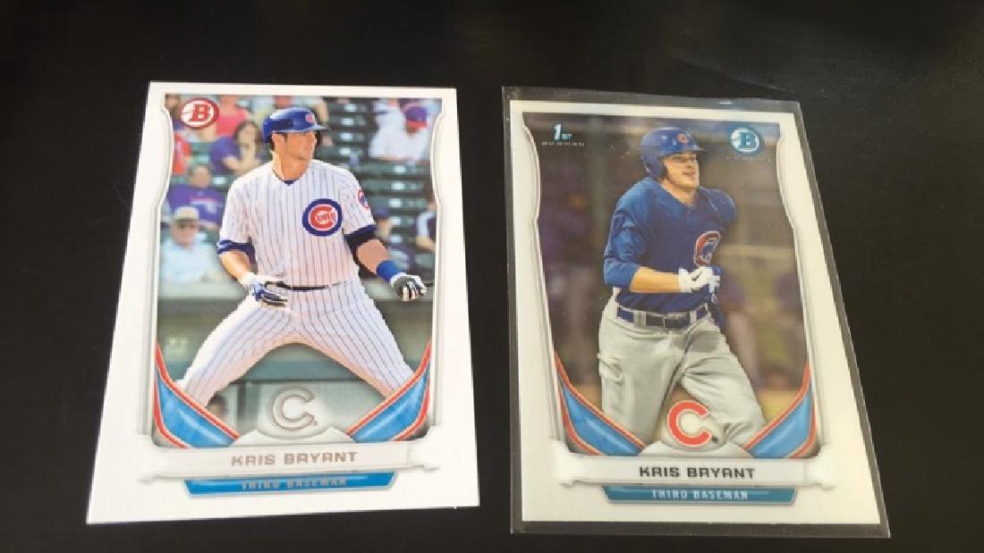 Kris Bryant 2014 Bowman and Bowman chrome RC lot (1 of 2)