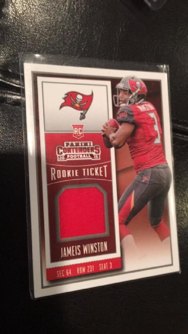 Jameis Winston contenders RC jersey (1 of 2)