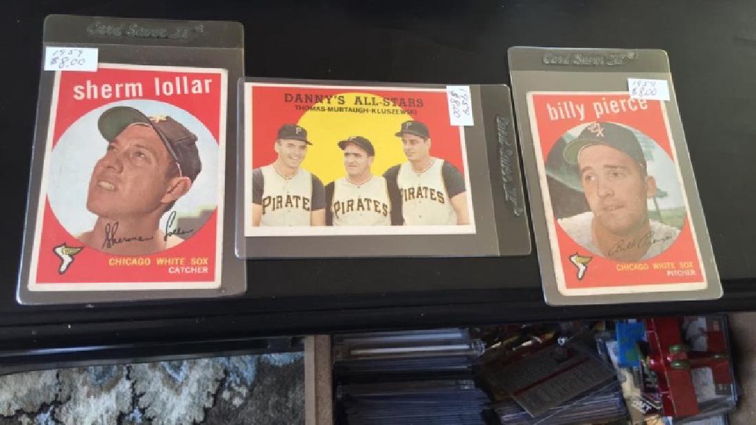 1959 Topps Vintage lot of 3 cards (1 of 1)