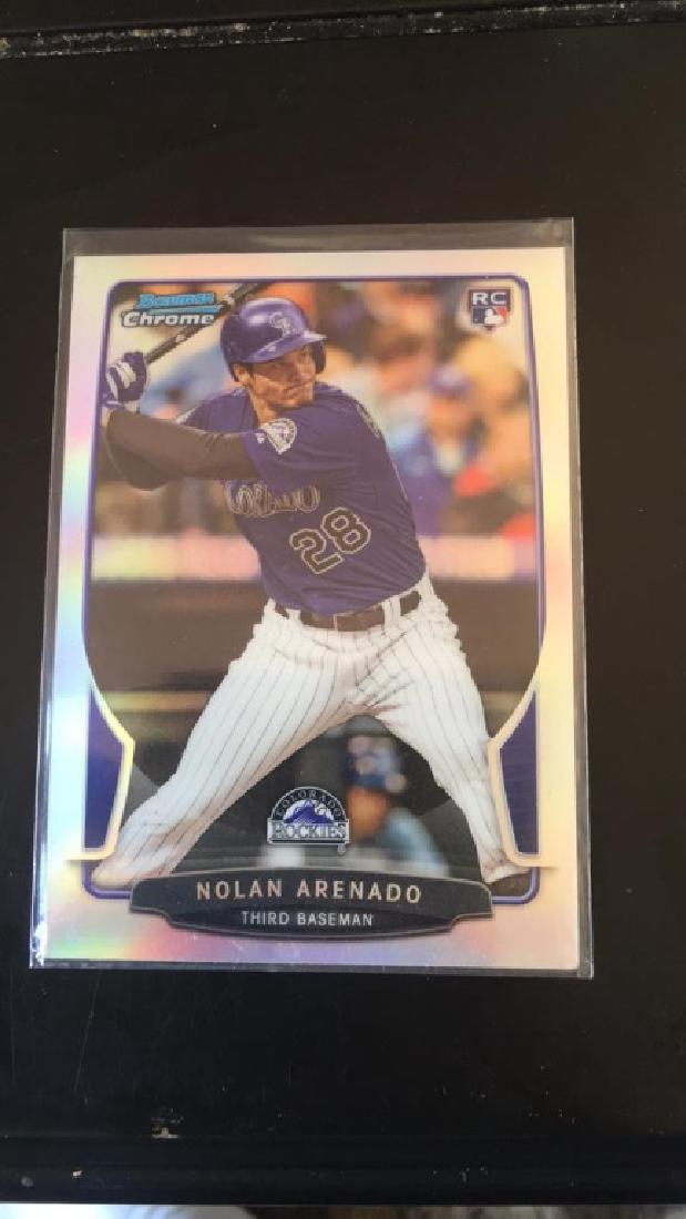 Nolan Arenado 2013 bowman chrome refractor RC (1 of 2)