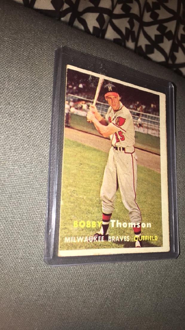 Bobby Thomson 1957 tops (1 of 2)