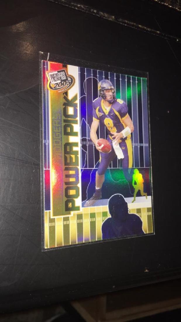 Aaron Rodgers 2005 Press Pass RC power pick (1 of 2)