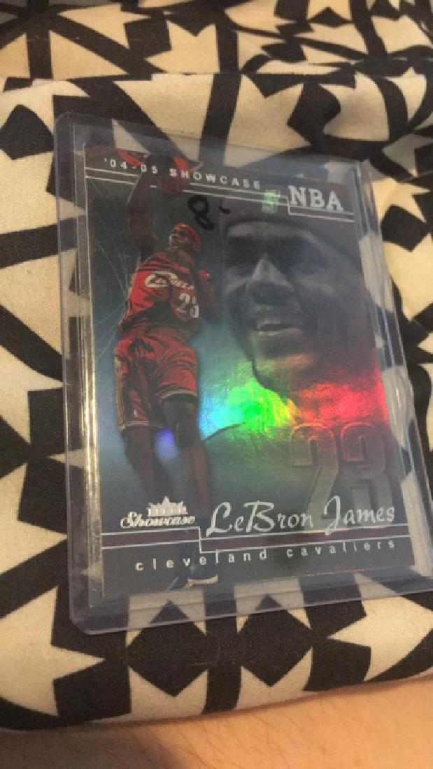 Lebron James 2004 fleer showcase 2nd yr (1 of 1)