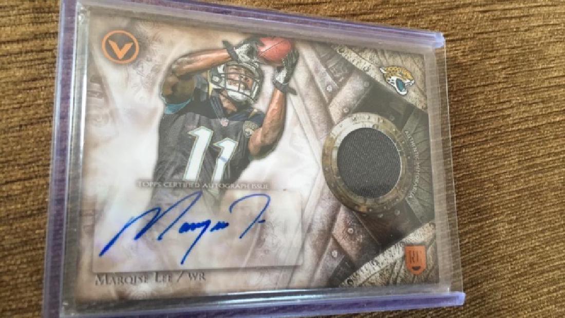 Marqise Lee Topps valor patch auto (1 of 1)