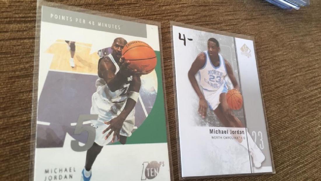 Michael Jordan 2 card lot: Michael Jordan 2 card lot