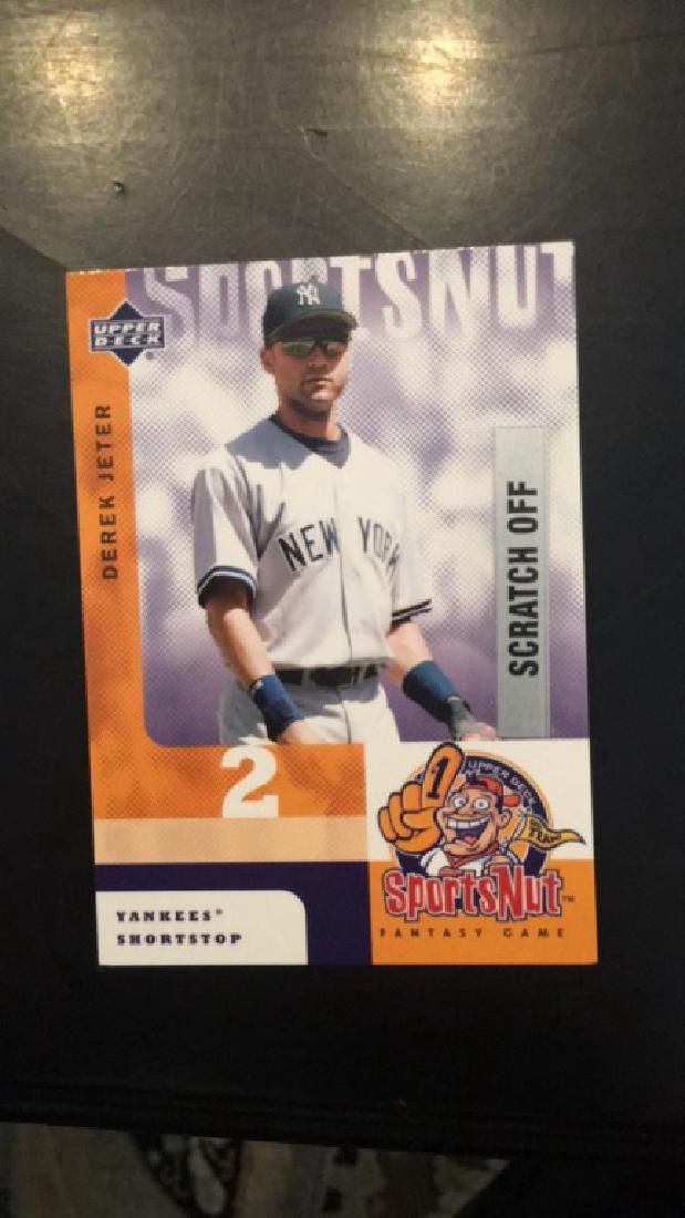 Derek Jeter sports nut scratch off unscratched (1 of 1)