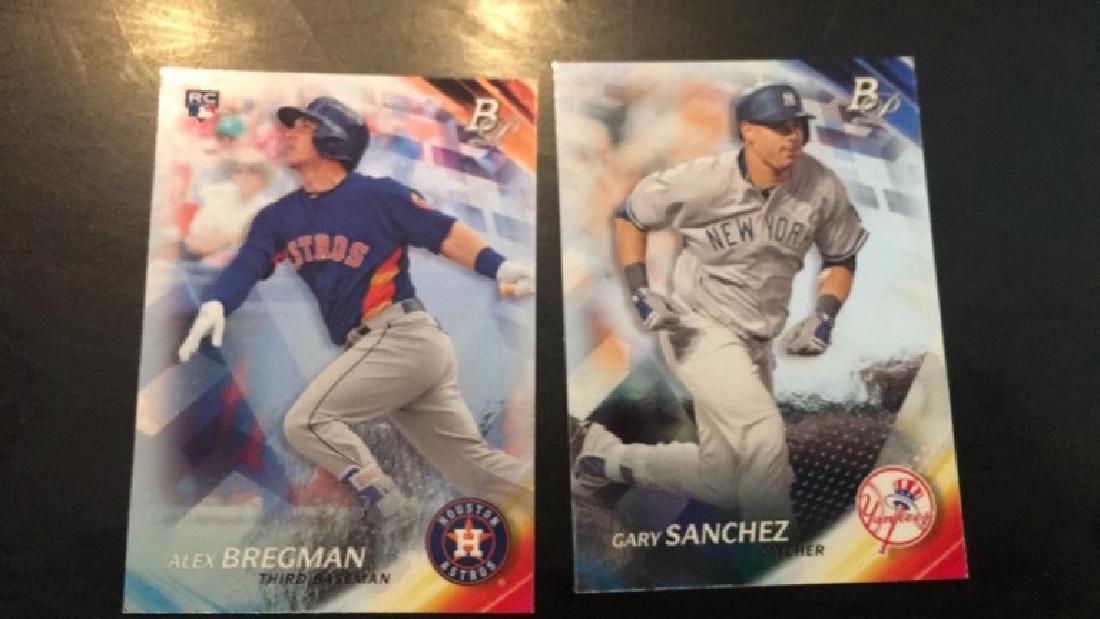 Alex Bregman RC and Gary Sanchez 2017 bowman (1 of 1)