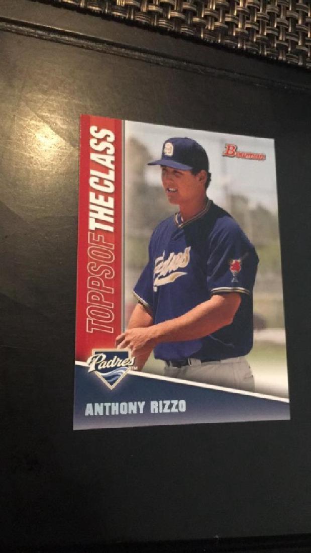 Anthony Rizzo bowman rookie card top of the class (1 of 1)