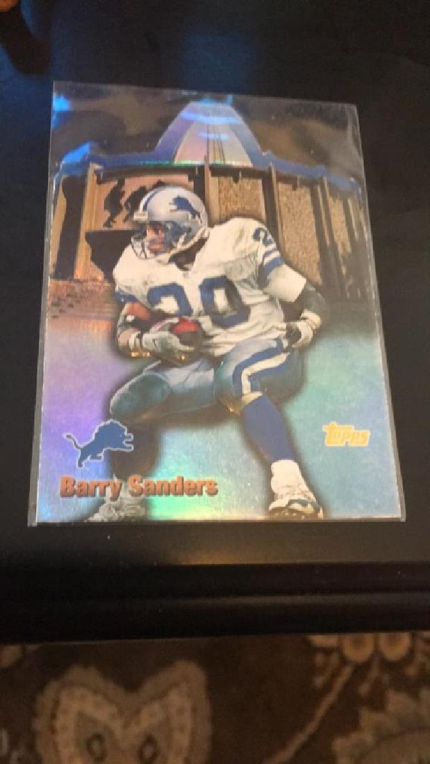Barry sanders 1997 tops hall bound diecut insert (1 of 2)