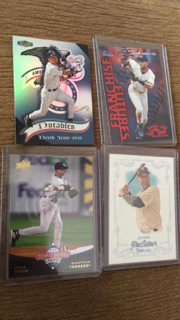 Derek Jeter 4 card lot (1 of 2)
