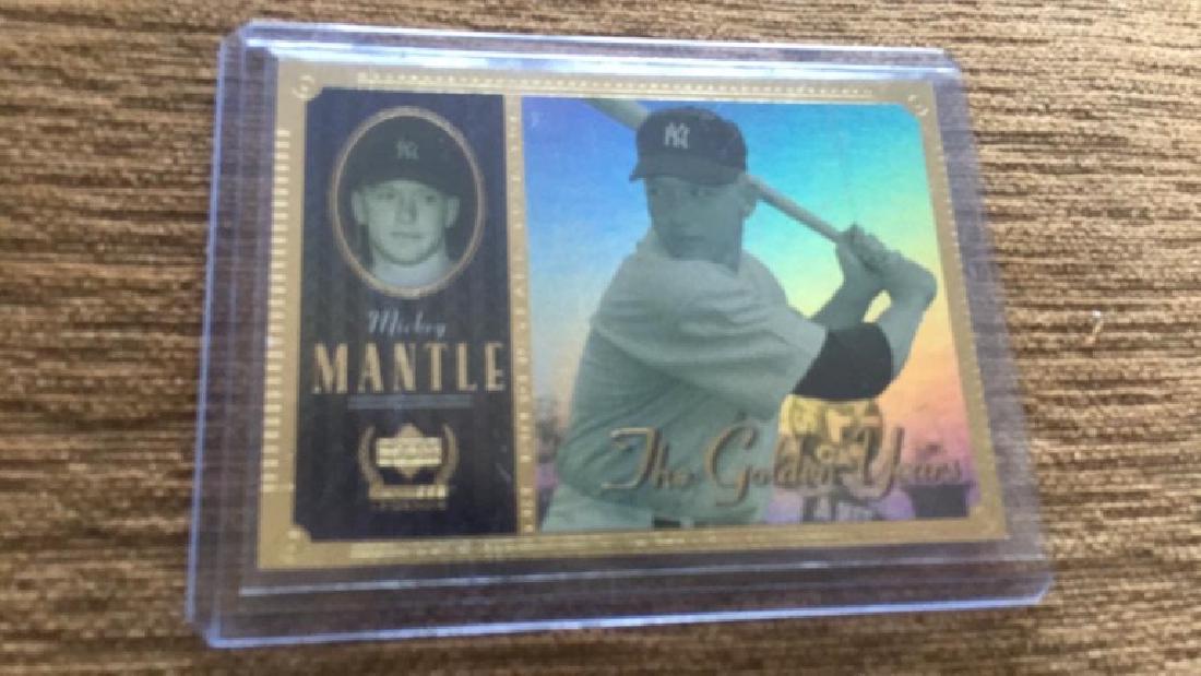 Mickey Mantle 2000 upper deck Yankee legend the (1 of 2)