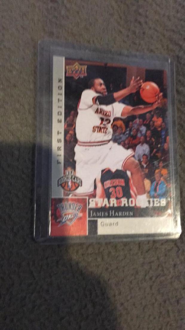 James Harden upperdeck first addition rookie card (1 of 1)