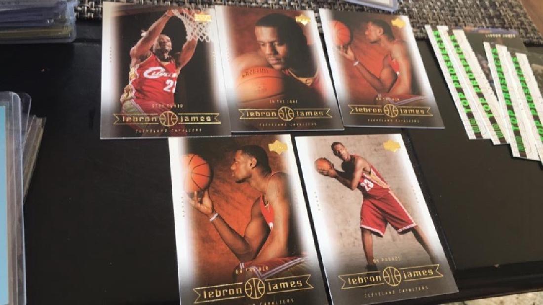 Lebron James 5 card RC lot (1 of 2)