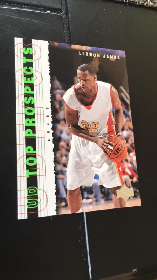 Lebron James 2003-04 UD top prospects RC promo (1 of 1)
