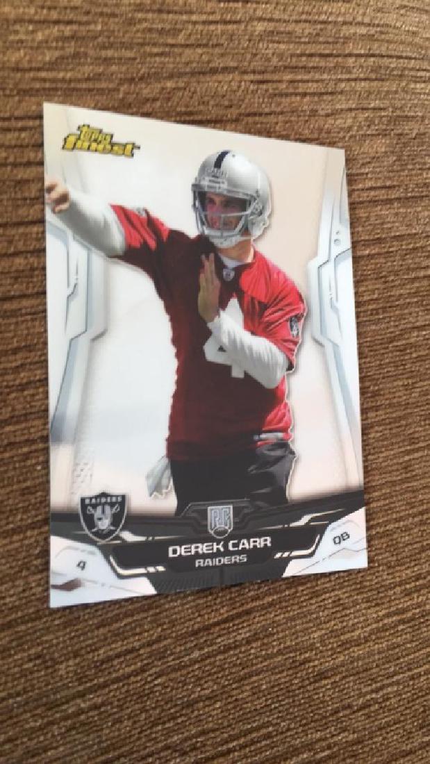 Derek Carr 204 Topps finest RC (1 of 2)