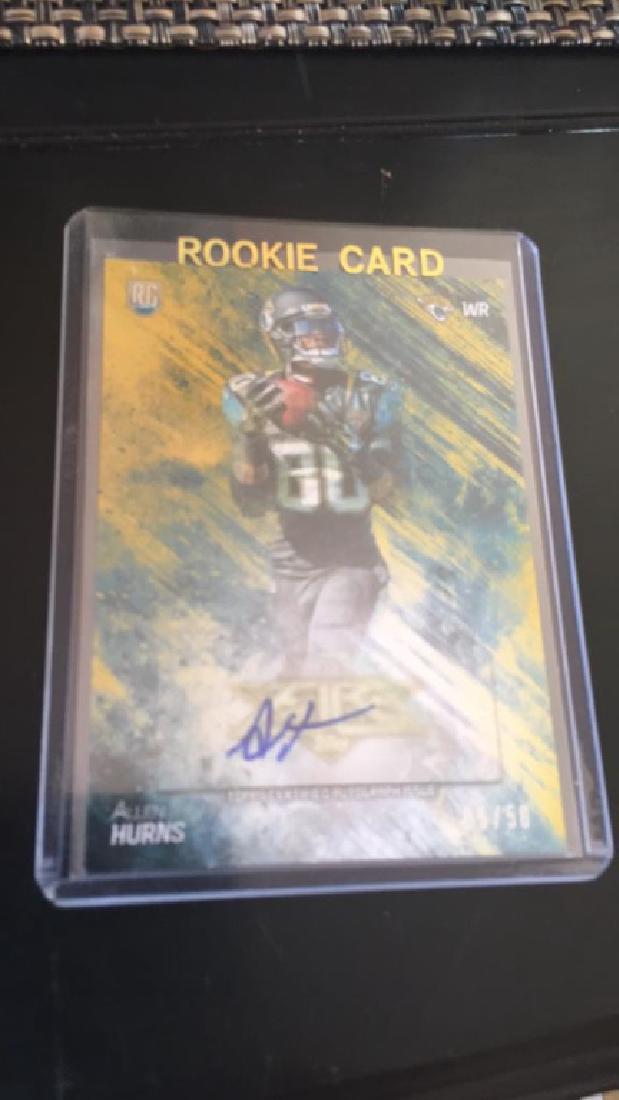 Allen Hurns Topps Tek auto SP /50 (1 of 1)