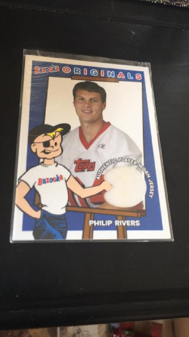 Philip Rivers Bazooka game worn jersey (1 of 1)
