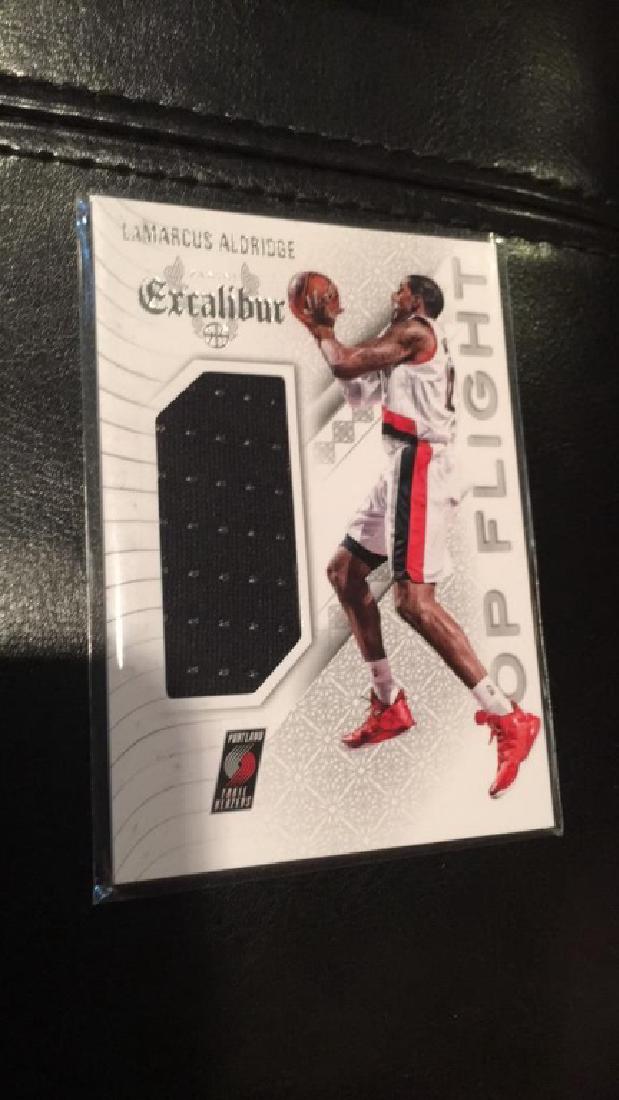 LaMarcus Aldridge Panini Excalibar jersey card (1 of 1)