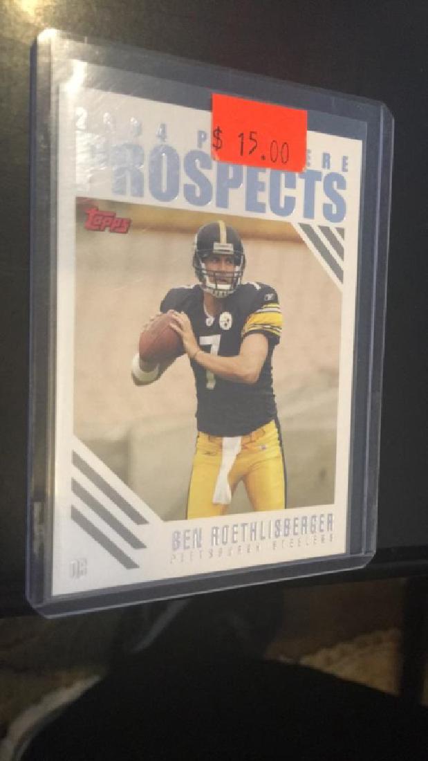 Ben Roethlisberger tops rookie card (1 of 1)