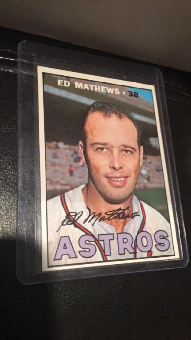 Ed Mathews 1967 Topps (1 of 2)