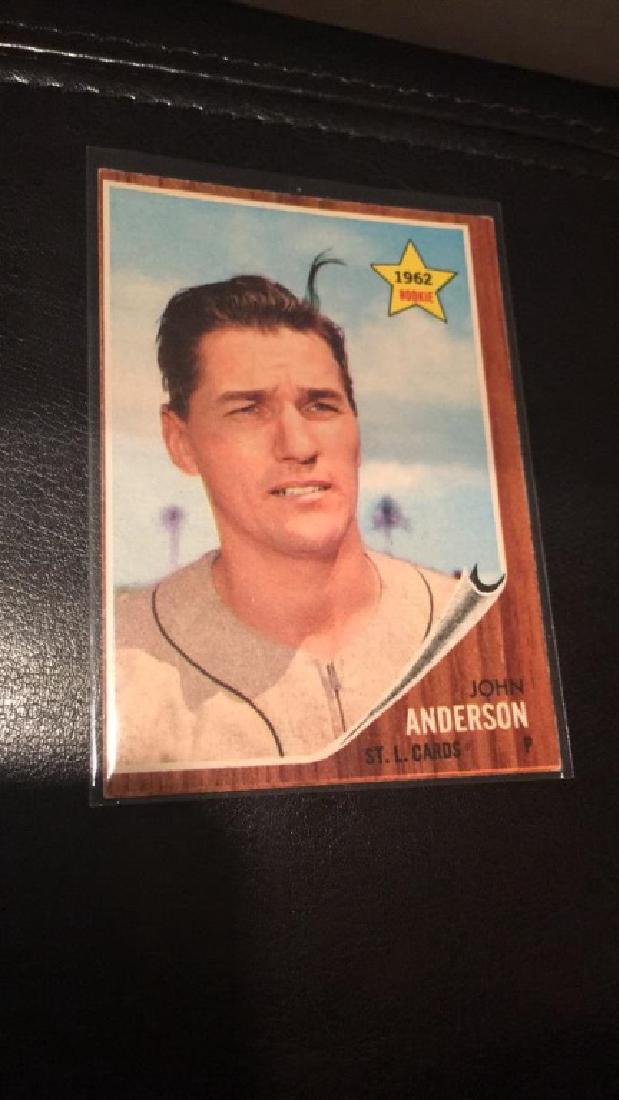 John Anderson 1962 Topps RC (1 of 2)