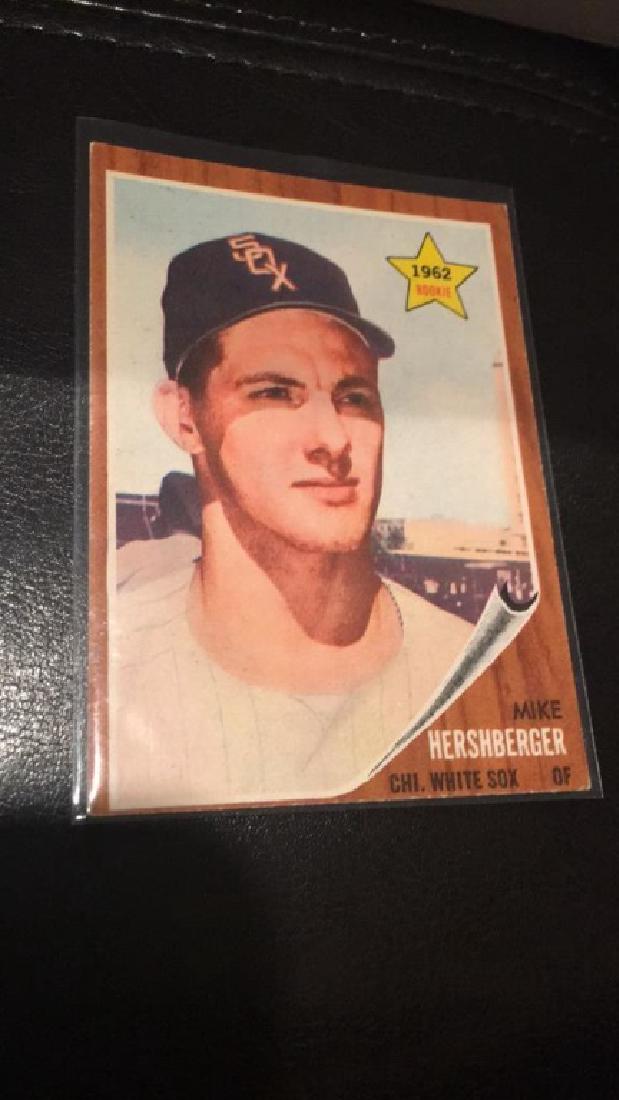 Mike Hershberger 1962 Topps RC (1 of 2)