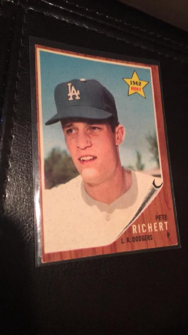 Pete Richert 1962 Topps RC (1 of 2)