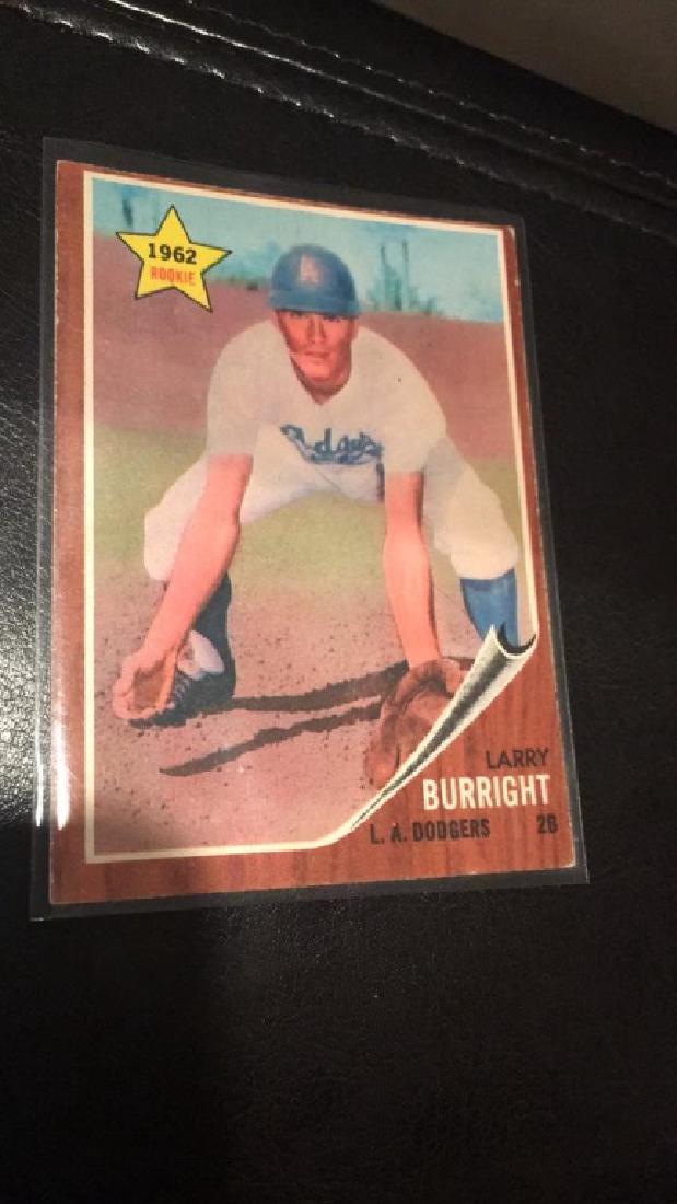 Larry Burright 1962 Topps RC (1 of 2)