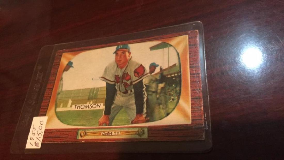 1955 Bowman Bobby Thomson (1 of 2)