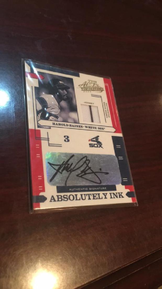 Harold beans 2004 absolute jersey auto absolutely (1 of 3)