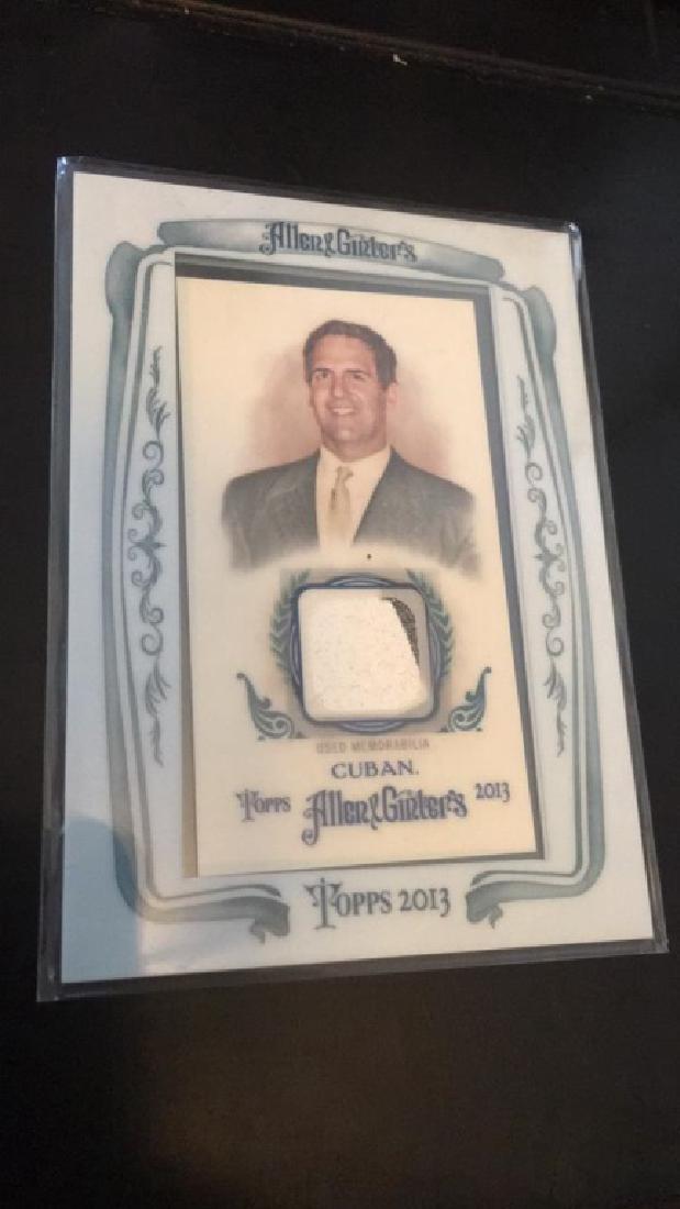 Mark Cuban Allen & Ginter's patch card (1 of 1)
