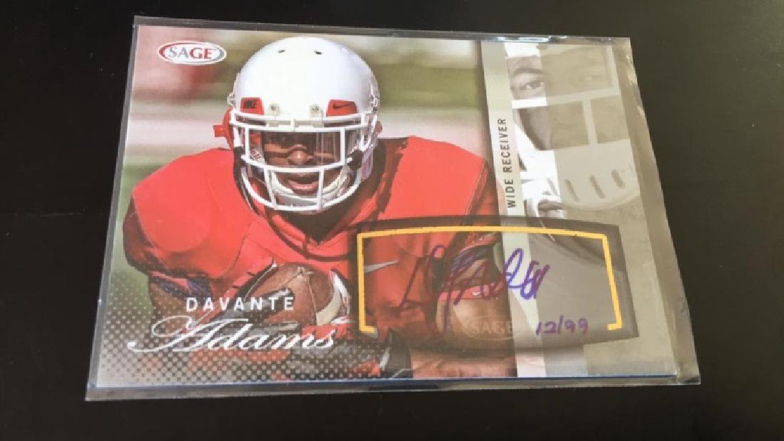 Davante Adams Sage RC Auto /99 (1 of 1)