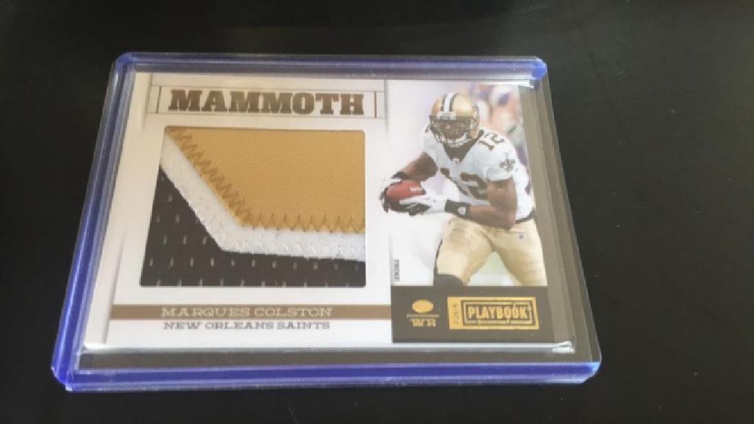 Marques Colston playbook jumbo patch /25 (1 of 1)