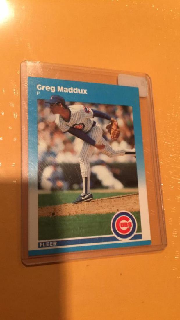 Greg Maddux 1987 Fleer update RC (1 of 2)