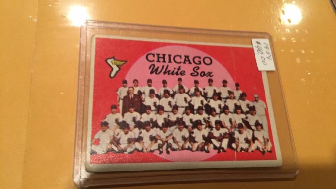 1959 top Chicago White Sox team card high book (1 of 2)