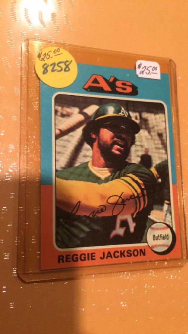 Reggie Jackson 1975 Topps (1 of 2)