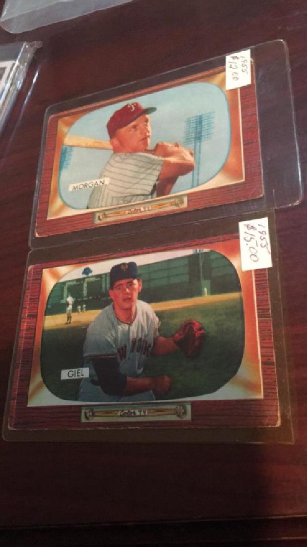1955 Bowman vintage baseball card lot (1 of 2)