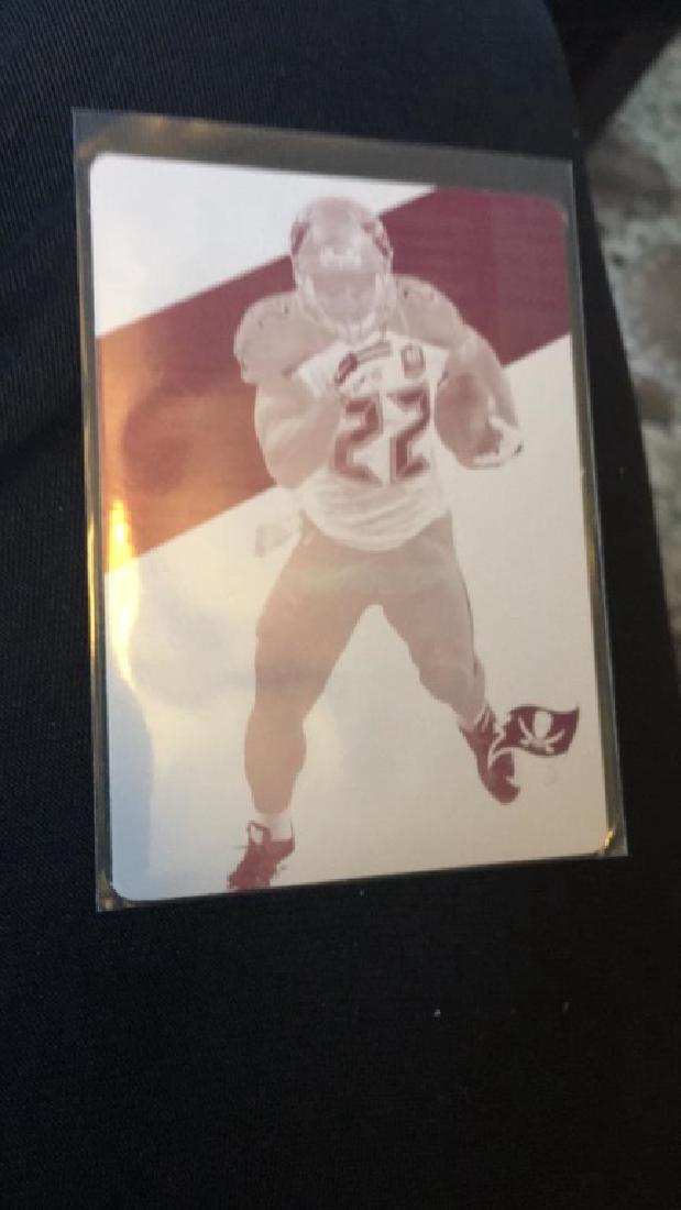 Doug Martin prime signatures magenta plate 1/1 (1 of 2)