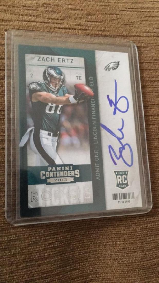 Zach Ertz 2013 contenders RC auto (1 of 2)