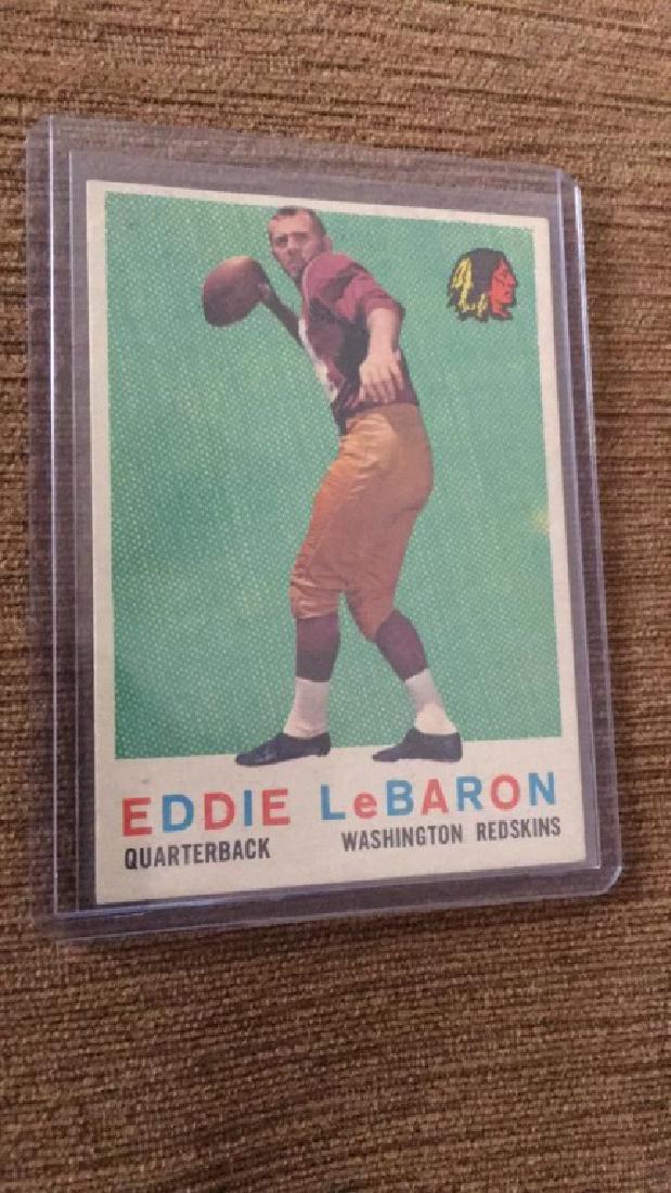 Eddie Lebaron 1959 Topps nice shape (1 of 2)