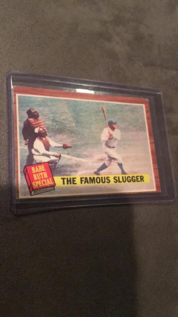 Babe Ruth 1962 Topps The Famous Slugger (1 of 2)