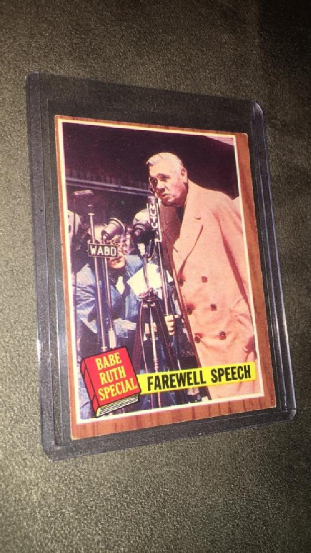Babe Ruth 1962 Topps Farewell speech (1 of 2)