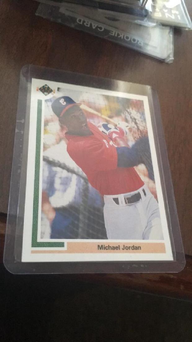 Michael Jordan 1991 upper deck SP baseball RC (1 of 2)