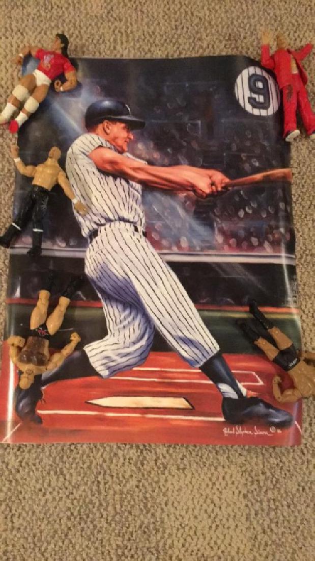 Joe DiMaggio lithograph by Robert Stephen Simon (1 of 2)