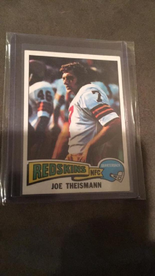 Joe Theismann 1975 Topps RC NRMT plus (1 of 2)