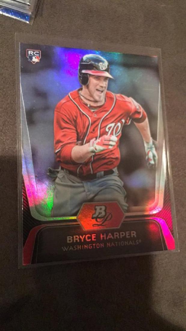 Bryce harper 2012 bowman platinum rookie card (1 of 1)