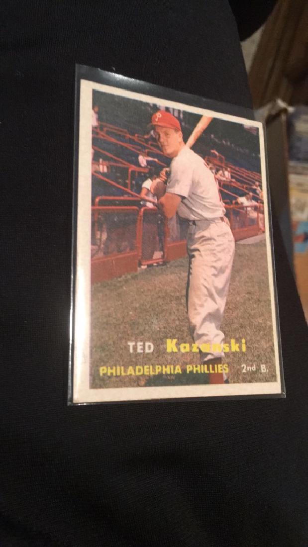 Ted Kazanski 1957 Topps (1 of 2)
