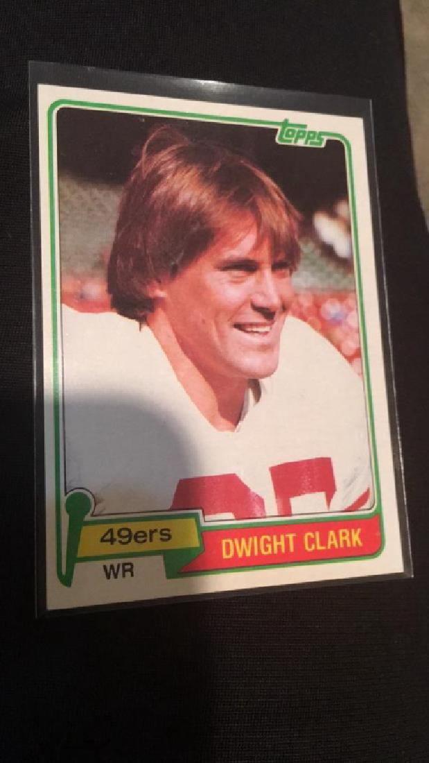 Dwight Clark 1981 Topps RC (1 of 2)