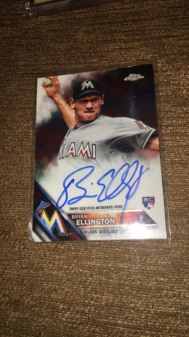 Brian Ellington 2016 tops chrome auto rookie (1 of 1)