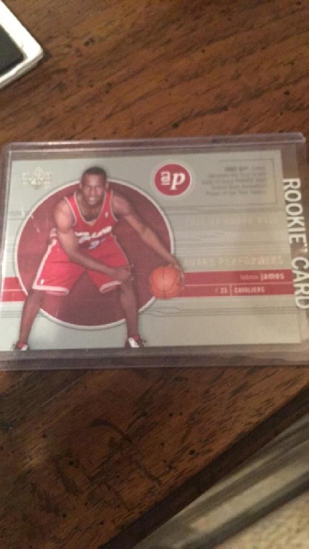LeBron James rookie upper deck honor roll award (1 of 1)